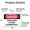 Signmission Gates Open And Close Automatically, 18 in W x Rectangle, Aluminum OS-2PACK-DS-A-1218-L-1282 - alternate 9